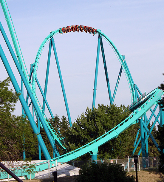 The Leviathan Roller Coaster at Canada's Wonderland, Vaughn, Ontario, Canada