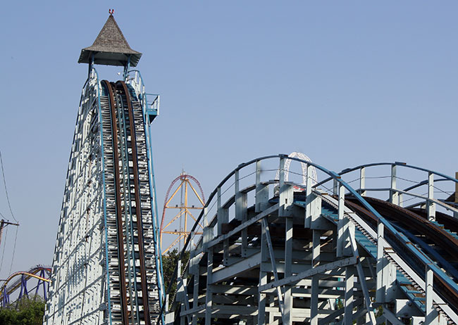 Blue Streak Roller Coaster at Cedar Point, Sandusky, Ohio