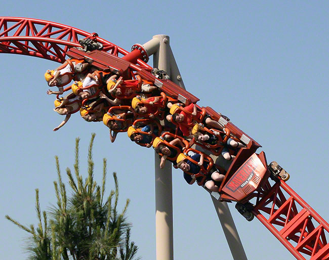 The Maverick Rollercoaster at Cedar Point, Sandusky, Ohio