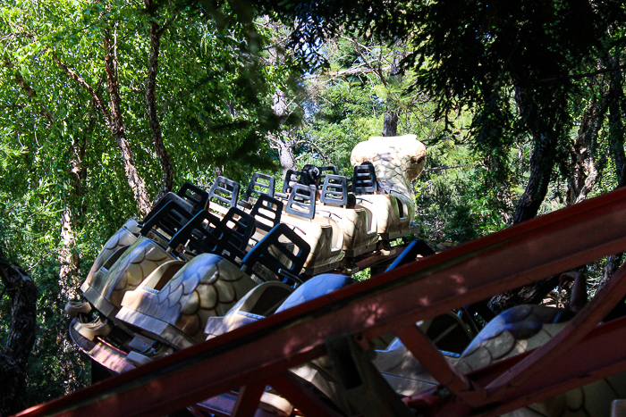 The Timberline Twister roller coaster at Gilroy Gardens, Gilroy, California