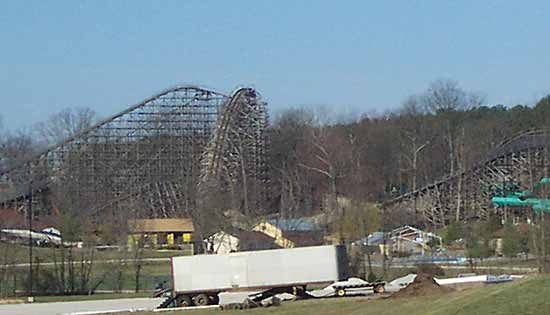 The Legend Rollercoaster at Holiday World, Santa Claus Indiana