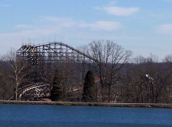 The Legend Rollercoaster at Holiday World & Splashin' Safari, Santa Claus, Indiana