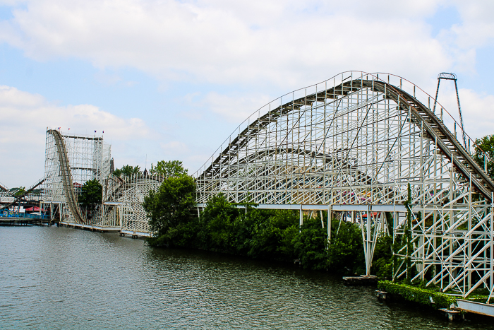 The Hoosier Hurricane roller coaster at Indiana Beach, Monticello Indiana