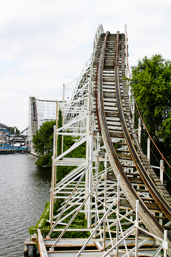  The Hoosier Hurricane roller coaster at Indiana Beach, Monticello Indiana