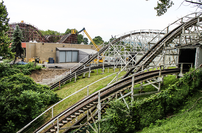 The Jack Rabbit Roller Coaster at Kennywood Park, West Mifflin, PA