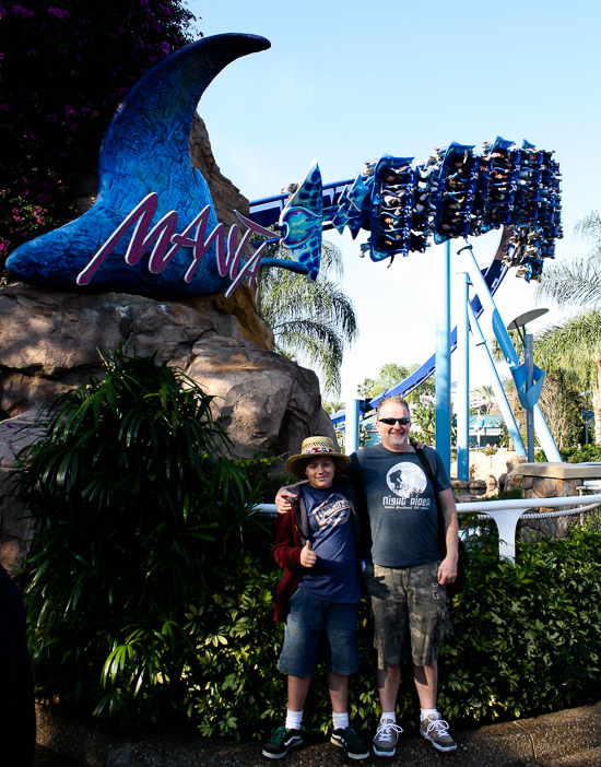 The Manta Roller Coaster at SeaWorld Orlando, Orlando, Florida