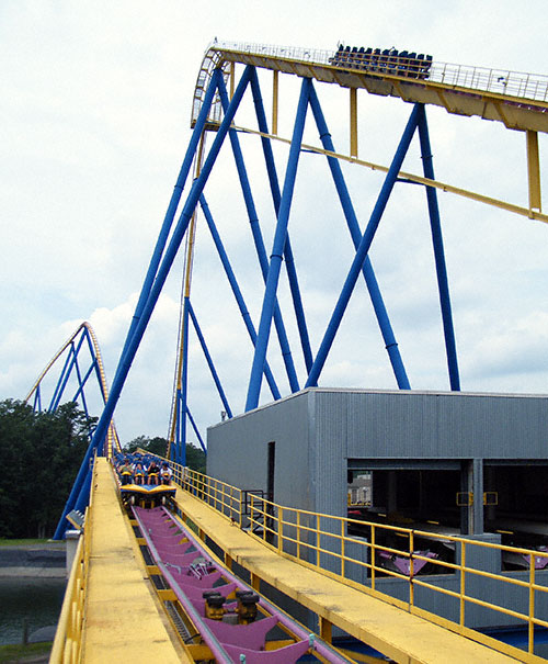 The Nitro Rollercoaster at Six Flags Great Adventure, Jackson, New Jersey