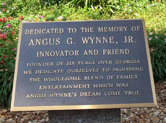 Angus Wynne Dedication @ Six Flags Over Georgia