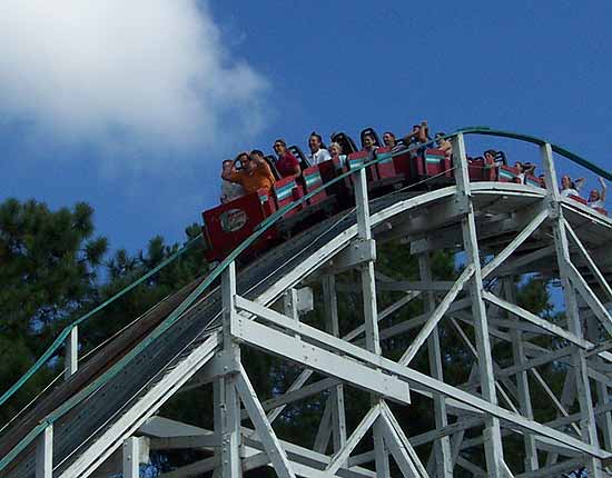 The Georgia Cyclone Rollercoaster @ Six Flags Over Georgia