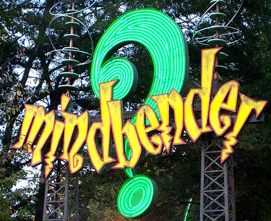 The Mindbender Rollercoaster At Six Flags Over Georgia, Austell, GA