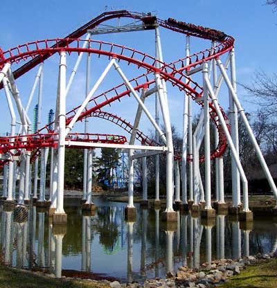 The Ninja Rollercoaster at Six Flags Over Georgia, Austell, GA