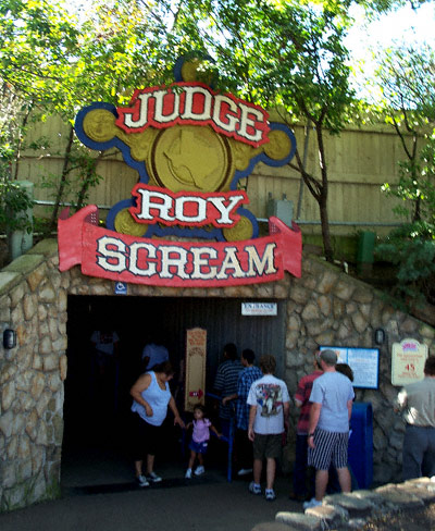 The Judge Roy Scream Rollercoaster at Six Flags Over Texas, Arlington, TX