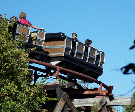 The Runaway Mine Train Rollercoaster at Six Flags Over Texas, Arlington, TX