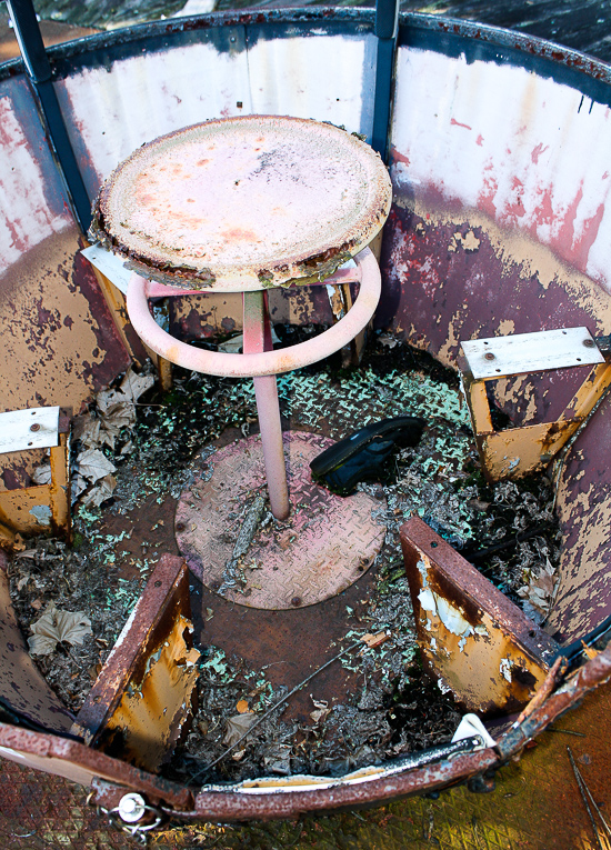 The Long Broken & Abandoned Hannibarrels Ride at Six Flags St. Louis, Eureka, Missouri
