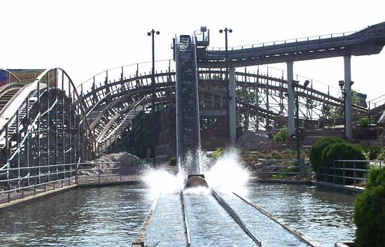 The Avalanche Rollercoaster at Timber Falls Adventure Park, Wisconsin Dells, Wisconsin