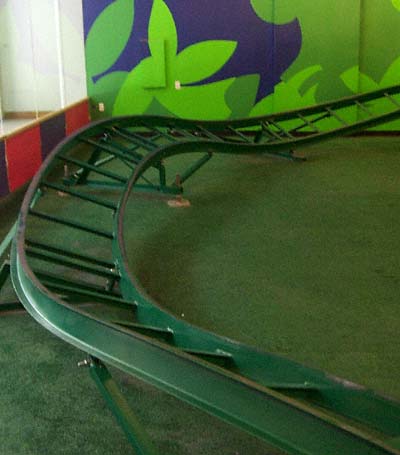 Boa Squeeze Rollercoaster At Wonderpark, Cincinnatti Mills Mall, Cincinnatti, Ohio