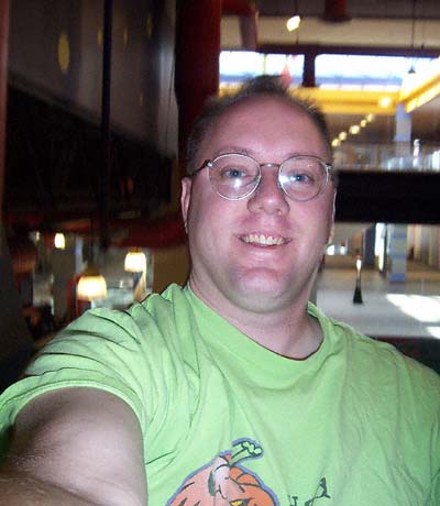 Me On The Boa Squeeze Rollercoaster At Wonderpark, Cincinnatti Mills Mall, Cincinnatti, Ohio