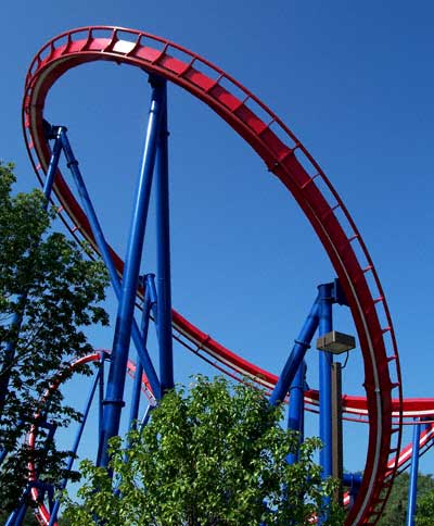 The Patriot Rollercoaster at Worlds of Fun, Kansas City, MO