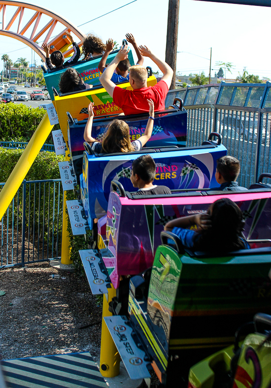 The Rewind Racers Rollercoaster at Adventure City, Anaheim, California