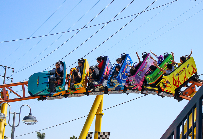 The Rewind Racers Rollercoaster at Adventure City, Anaheim, California