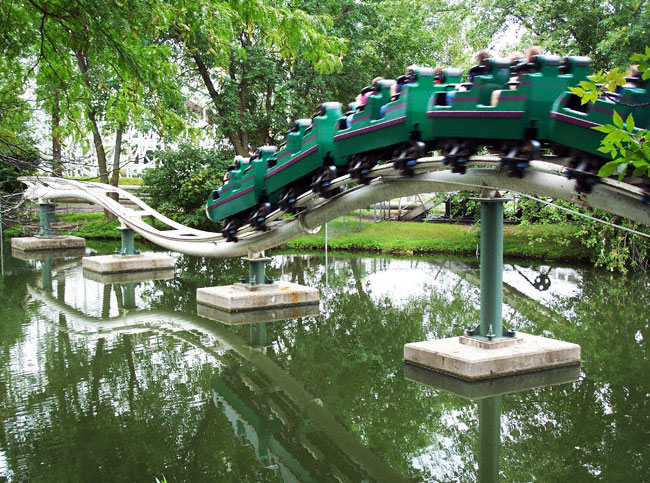 The Dragon Roller Coaster At Adventureland, Altoona, Iowa 