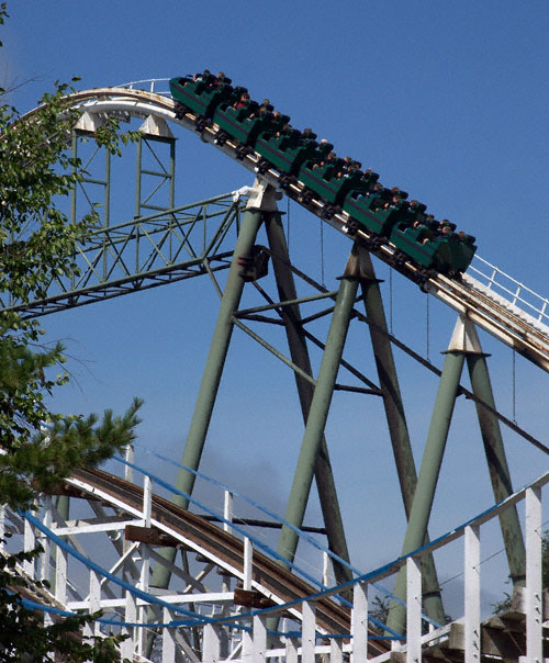 The Dragon Roller Coaster At Adventureland, Altoona, Iowa 