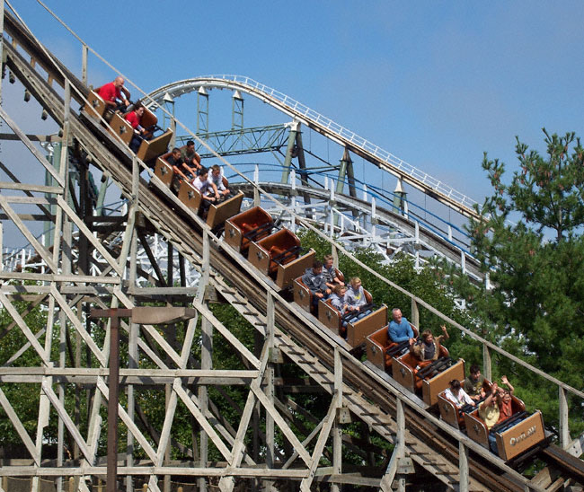 The Outlaw Roller Coaster At Adventureland, Altoona, Iowa 