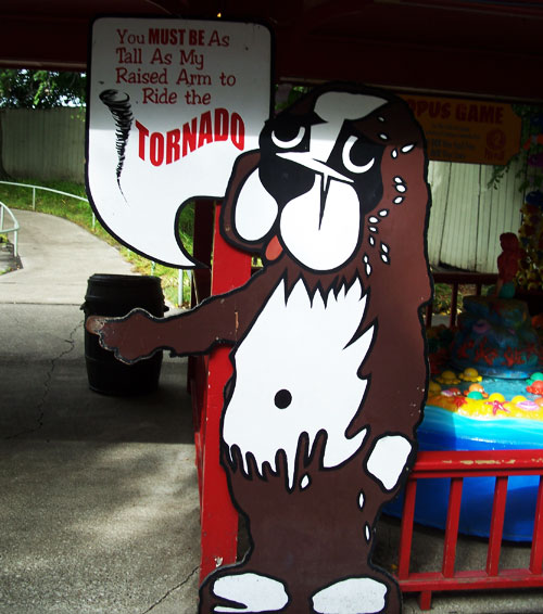 The Tornado Roller Coaster at Adventureland, Altoona, Iowa