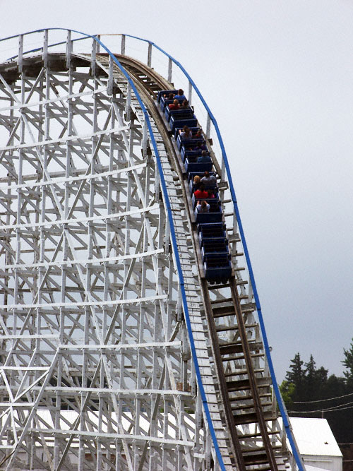 The Tornado Roller Coaster at Adventureland, Altoona, Iowa 