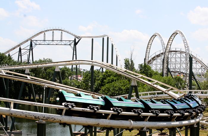 The Dragon Roller Coaster at Adventureland Amusement Park, Altoona, Iowa