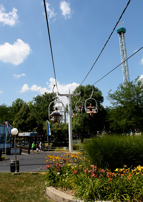 The Sky Ride at Adventureland Amusement Park, Altoona, Iowa