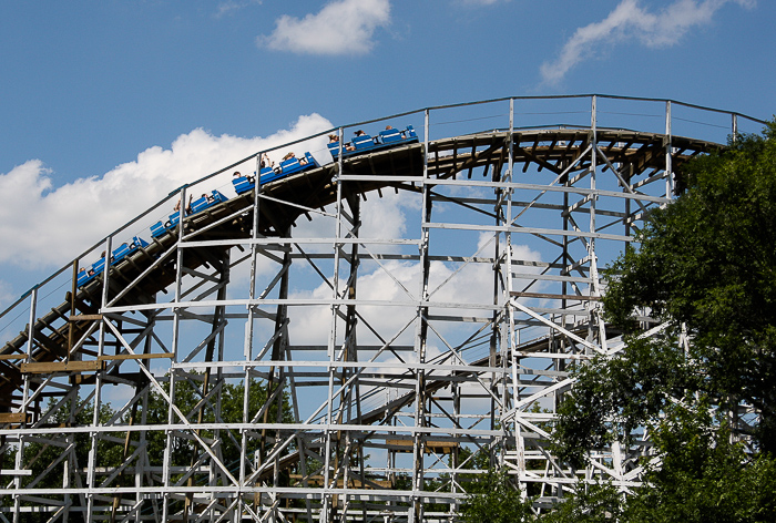 The Tornado Roller Coaster at Adventureland Amusement Park, Altoona, Iowa