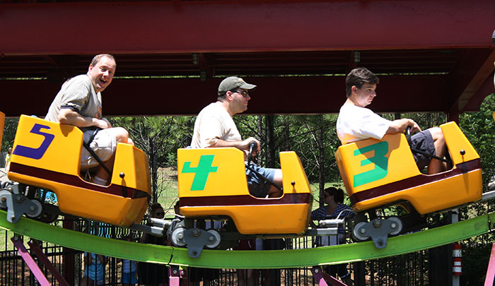 The Marvel Mania Roller Coaster at Alabama Adventure, Bessmer, Alabama