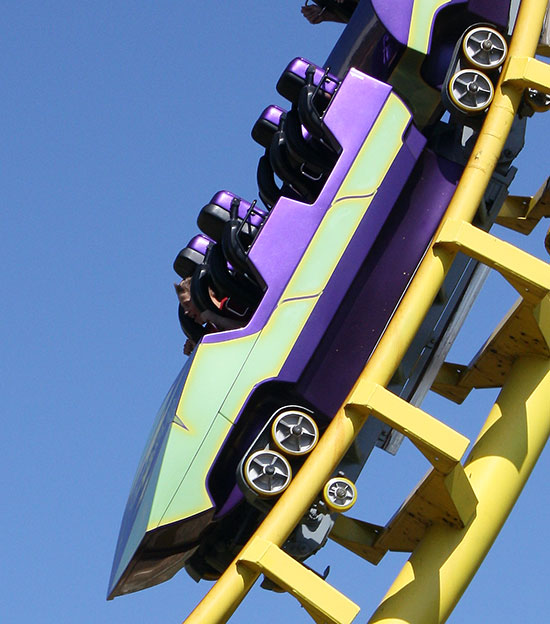 The Zoomerang Roller Coaster at Alabama Adventure, Bessmer, Alabama