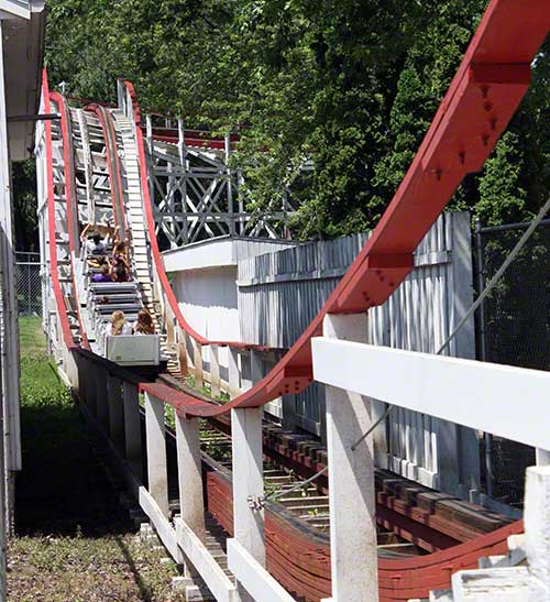 The Legend Roller Coaster at Arnolds Park, Arnolds Park Iowa