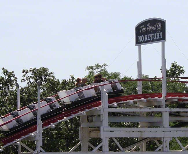 The Legend Roller Coaster at Arnolds Park, Arnolds Park Iowa