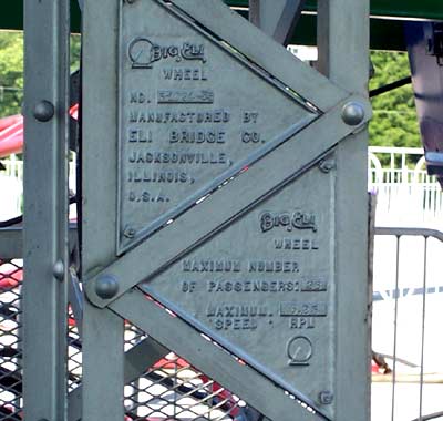 The Ferris Wheel at Beech Bend Park In Bowling Green, Kentucky