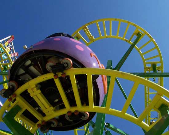 The New For 2005 Wild Mouse Roller Coaster at Beech Bend Park In Bowling Green, Kentucky