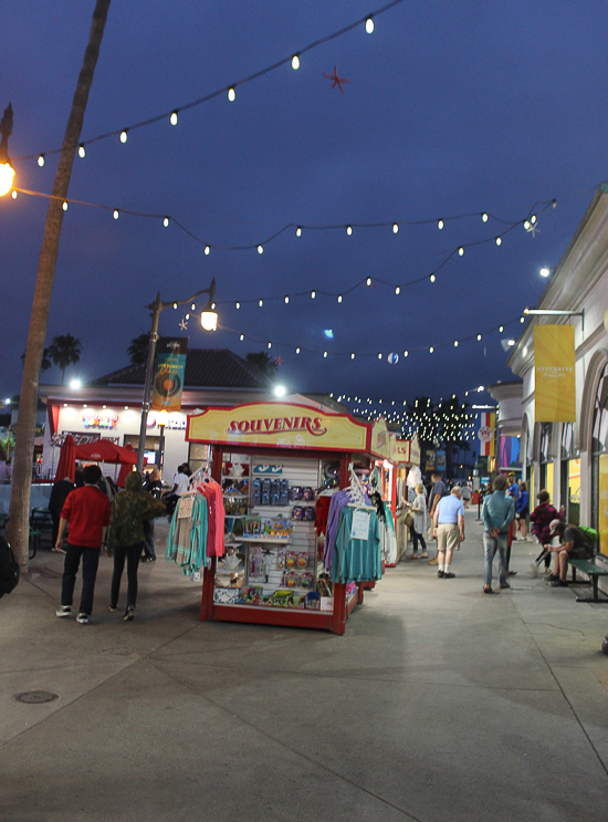 The Giant Dipper Roller Coaster at Belmont Park, Mission Beach, San Diego, California