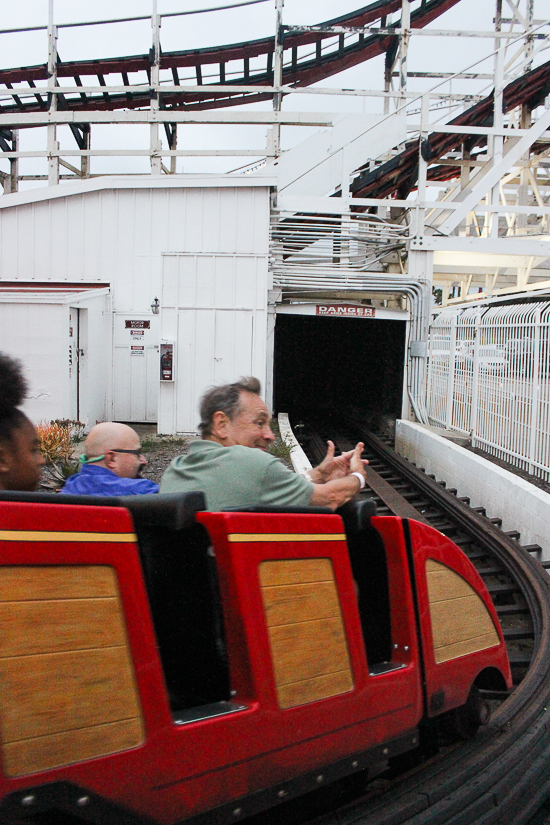 The Giant Dipper roller coaster at Belmont Park, Mission Beach, San Diego, California