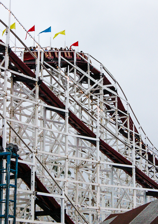 The Giant Dipper Roller Coaster at Belmont Park, Mission Beach, San Diego, California