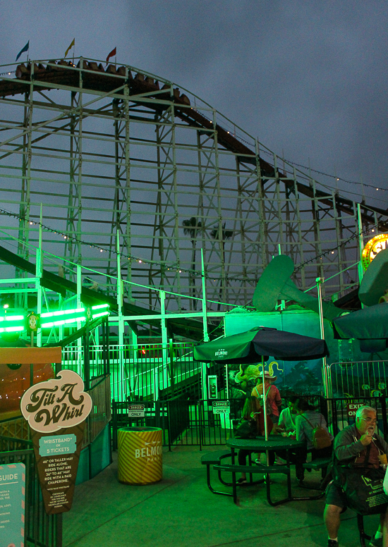 The Giant Dipper Rollercoaster at Belmont Park, Mission Beach, San Diego, California