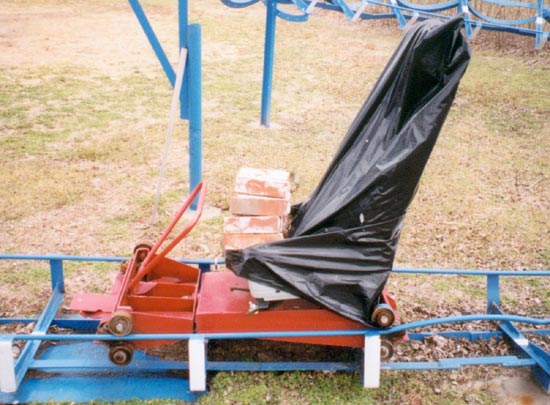 The Blue Flash Backyard Coaster