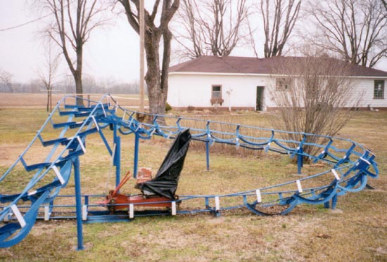 The Blue Flash Backyard Coaster
