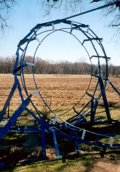The Blue Flash Backyard Coaster