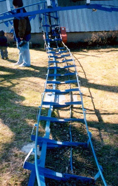 The Blue Flash Backyard Coaster