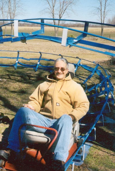 The Blue Flash Backyard Coaster