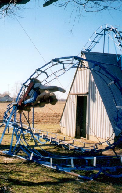 The Blue Flash Backyard Coaster