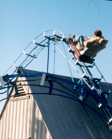 The Blue Flash Backyard Coaster