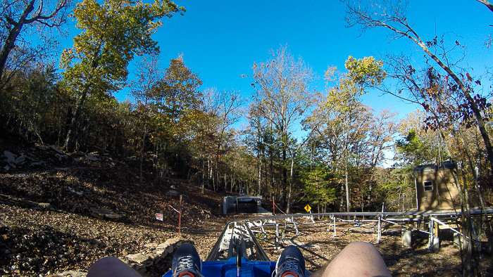 The Runaway Mountain Coaster at Branson Mountain Adventure Park, Branson, Missouri